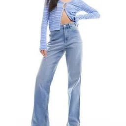 asos design Women Light-Wash Straight Jeans-picture-49