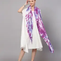 j style Tie & Dye Print Stole-picture-18