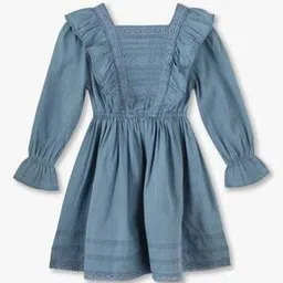 point cove Girls Lace Fit & Flare Dress-picture-16