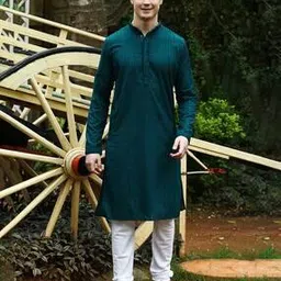 sanwara Embroidered Mandarin-Collar Kurta-picture-49