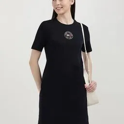 tommy hilfiger Women Brand Print Shift Dress-picture-32