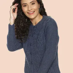 Women Self-design Cardigan-image-32