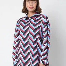 vero moda Chevron Print Slim Fit Shirt-picture-36