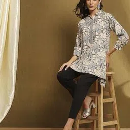 biba Women Floral Print A-Line Tunic-picture-52