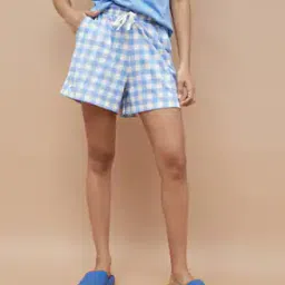 ginger by lifestyle Women Mid Rise Cotton Shorts-picture-28