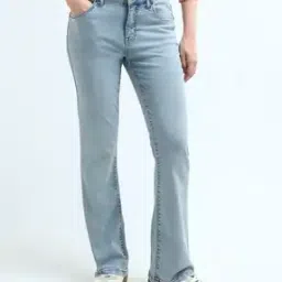 u.s. polo assn. Women Lightly Washed Skinny Bootcut Jeans-picture-49