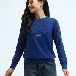 u.s. polo assn. Women Brand Print Regular Fit Pullover-picture-28