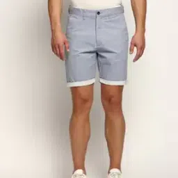 showoff Men Printed Slim Fit Flat-Front Shorts-picture-31