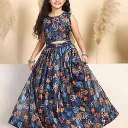 fashion dream Girls Graphic Lehenga with Choli-picture-49