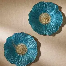 pure home and living Set of 2 Floral Shaped Glass Plates-picture-11