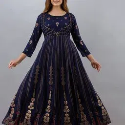 ftdiva Floral Print Anarkali Kurta-picture-10