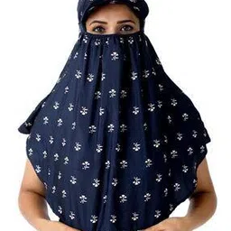 mikuchiku Women Floral Print Scarf-picture-15