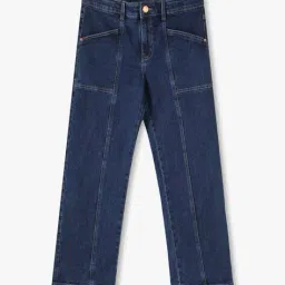 rio girl for trends select Girls Light-Wash Straight Fit Jeans image 1