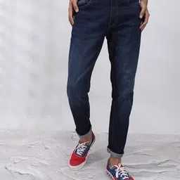 the indian garage co Men Mid-Rise Washed Slim Fit Jeans-picture-13