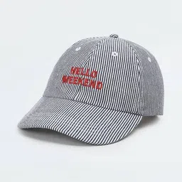 max Women Striped Baseball Cap image 1