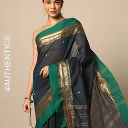 indie picks South Cotton Traditional Saree image 1