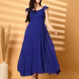 Woman Fit and Flare Dress-image-24