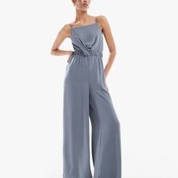 asos design High-Neck Twist Front Jumpsuit-picture-11