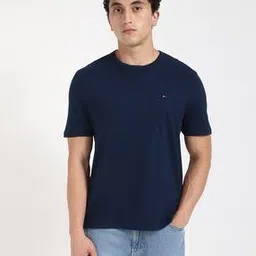 tommy hilfiger Men Regular Fit Crew-Neck T-Shirt-picture-14
