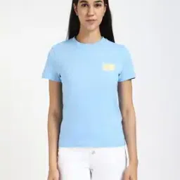 tommy hilfiger Women TJ Bubble Regular Fit Crew-Neck T-Shirt-picture-17