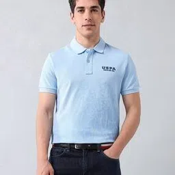 u.s. polo assn. Men Slim Fit Polo T-Shirt with Brand Print-picture-28