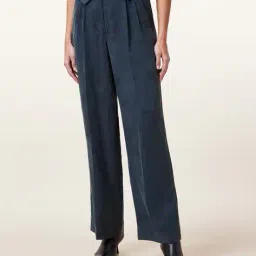 all saints Women Averie Ten Relaxed Fit Pleated Trousers image 1