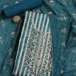 mbz.in by meena bazaar Women Embroidered  3-Piece Dress Material -picture-31