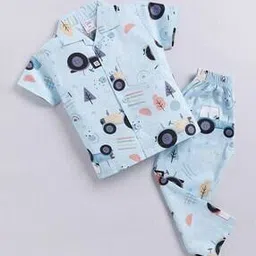 nauti kidz Boys Cartoon Nightsuit Set-picture-20