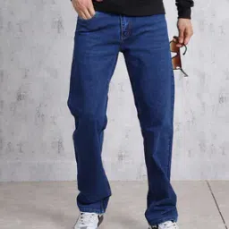 Shein Full Length Fly With Button Closure Stone Wash Jeans-image-53