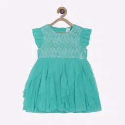 mini klub Sequinned Ruffled A-line Dress image 1