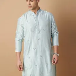 melange by lifestyle Men Embroidery Long Kurta-picture-35