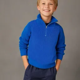 cherry crumble by nitt hyman Boys Ribbed High-Neck Sweater image 1