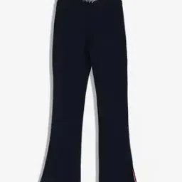 Girls Mid-Rise Leggings with Slit Hem-image-68