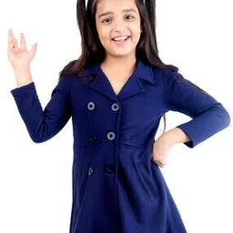 kids cave Girl Button-Closure Tranches Jacket-picture-30