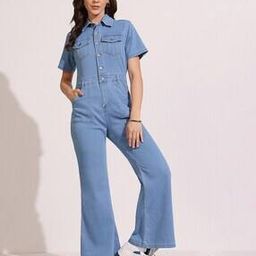 dolce crudo Women Denim Jumpsuit-picture-25