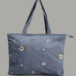 avaasa Women Floral Embroidered Cotton Tote Bag-picture-45
