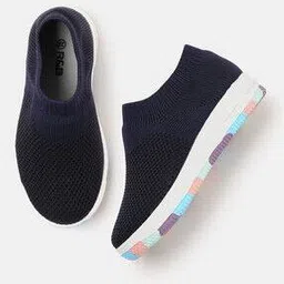 r&b Knitted Slip-On Shoes with Flat Heels-picture-44