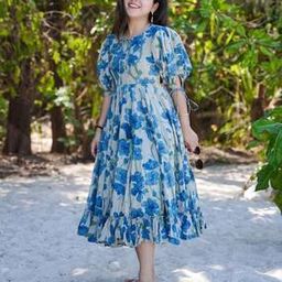 svaraa Women Printed Fit & Flare Dress-picture-44