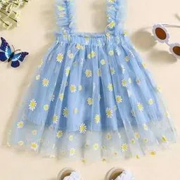 harpita Girls Floral Print Fit & Flare Dress-picture-40