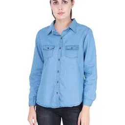 wingzss Women Regular Fit Shirt with Button Closure-picture-13