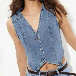 outzidr global Women Slim Fit V-Neck Top -picture-25