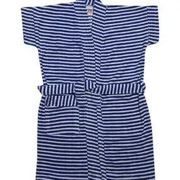 bumzee Striped Bathrobe with Belt-picture-36