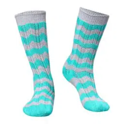 bharatasya Women High-Length Socks with Ribbed Detail-picture-40