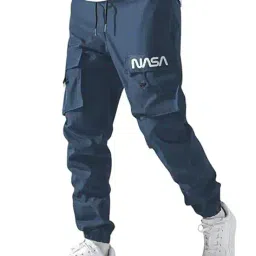 poshax Men Cargo Pants with Insert Pockets image 1