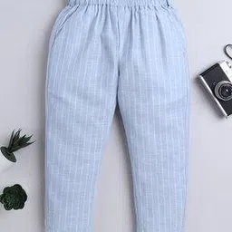 baat cheet Boys Mid Rise Relaxed Fit Flat Front Pants-picture-10