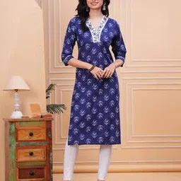 Floral Straight Kurta-image-53