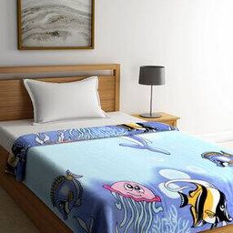 cortina eyelet curtain Single Blanket with Graphic Print-picture-20