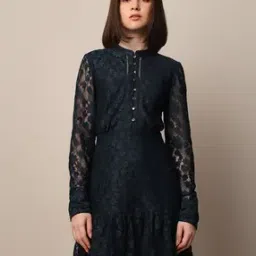 only Women Floral Lace Tiered Dress-picture-19