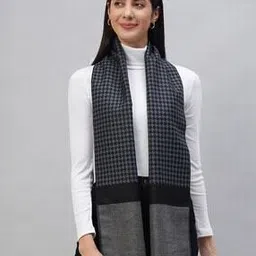 handicraft-palace Women Abstract Printed Reversible Woven Wool Scarf-picture-13