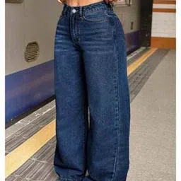 rockwell Women Mid-Wash Baggy Jeans-picture-15
